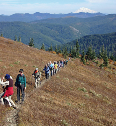 Hikers on Silver Star Mountain