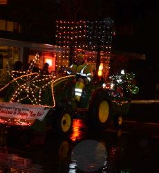 Public Works Car Decorated for Parade